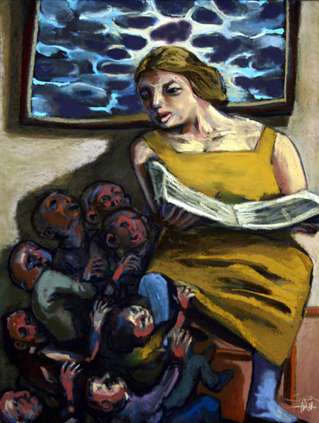 Mother's Voice Calmed Their Fears