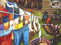 Wash On The Line