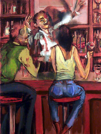 The Wine Bar - price - contact the artists - ric@schmitt-hall-studios.com for list